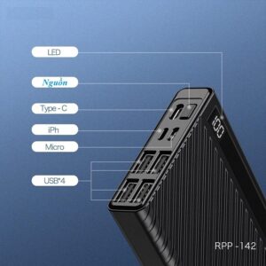 Pin Dự Phòng 20000mah Remax RPP-142/196 Hunyo Series 4 cổng USB 4 webmau16.com 076db730aadb74492e7a2816681e5bab - sacduphonginlogo.com