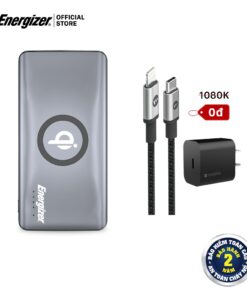 Trang chủ 32 Combo Sạc dự phòng Energizer 10,000mAh QE10005CQ - sạc Mophie 18w - Cáp C to Lightning 1M - Hàng Chính Hãng