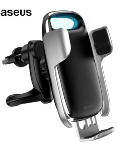 Đế Sạc Điện Thoại Không Dây Baseus 15W Qi QC 3.0 Gắn Bộ Điều Hòa Xe Ô tô ChoSamsung