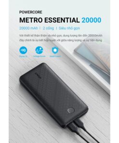 Alternative view of Pin sạc dự phòng ANKER PowerCore (Metro) Essential 20000mAh - A1268