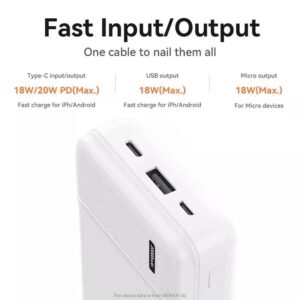 Pin dự phòng sạc nhanh Remax RPP-288 dung lượng 20000mAh - Hỗ trợ QC và PD 20W 2 webmau16.com 28180225be39d590e15934a99e847268 - sacduphonginlogo.com