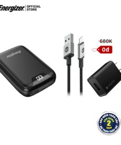 Trang chủ 36 Combo sạc dự phòng Energizer 10,000mAh UE10042 - sạc Mophie 10W + cáp Mophie A to Lightning 1M - Hàng chính hãng
