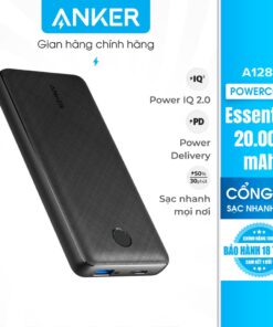 Pin Dự Phòng ANKER PowerCore Essential 20.000mAh Power Delivery - A1287