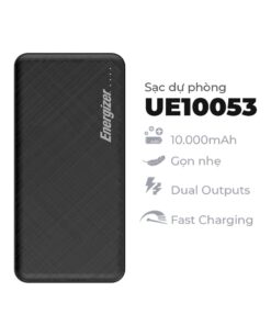 Alternative view of Combo sạc dự phòng Energizer 10,000mAh UE10053 - sạc Mophie 10W - cáp Mophie A to Lightning 1M - Hàng Chính Hãng