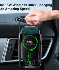Alternative view of Đế Sạc Điện Thoại Không Dây Baseus 15W Qi QC 3.0 Gắn Bộ Điều Hòa Xe Ô tô ChoSamsung