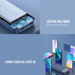 Pin dự phòng sạc nhanh Remax RPP-199/200 hổ trợ sạc QC3.0 PD 20W tích hợp 04 cáp sạc vào, ra đa năng Max 22.5W 4 webmau16.com b9de88d2c7d703d47dc9f35d942a167f - sacduphonginlogo.com