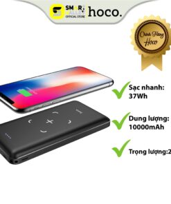 Trang chủ 121 Pin Sạc Dự Phòng Không Dây Hoco J50 Dung Lượng 10000mAh, Hỗ Trợ Tất Cả Các Dòng Sạc Không Dây, Chống Cháy Nổ.
