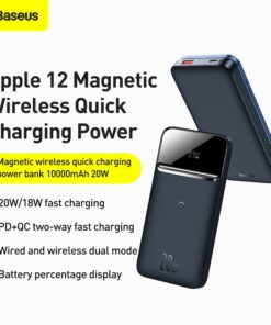 Alternative view of Sạc Dự Phòng Baseus PPCXW10 10000mAh Từ Tính Không Dây Sạc Nhanh 20W Cho12