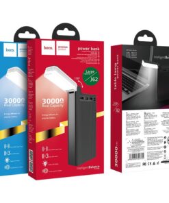 Alternative view of Pin Sạc Dự Phòng Hoco J62 - Dung Lượng 30.000mAh - Có Đèn LED, Chất Liệu Chống Cháy ABS, An Toàn Khi Sử Dụng.