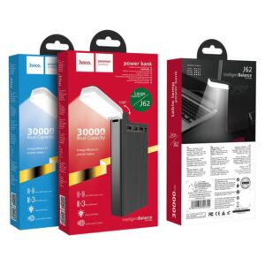 Pin Sạc Dự Phòng Hoco J62 - Dung Lượng 30.000mAh - Có Đèn LED, Chất Liệu Chống Cháy ABS, An Toàn Khi Sử Dụng. 1 webmau16.com d583fb35630d73ea823991fa718819ec - sacduphonginlogo.com