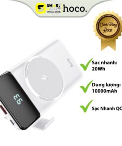 Trang chủ 115 Pin Sạc Dự Phòng Không Dây Hoco J76, Sạc Nhanh QC3.0 và PD20W - Pin 10.000mAh, Chất Liệu ABS + PC Chống Cháy