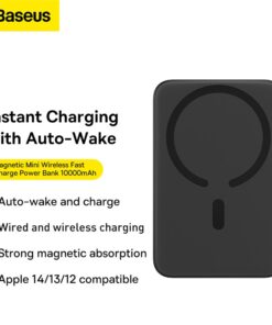 Alternative view of Pin Sạc Dự Phòng Không Dây 10000mAh Mini Có Nam Châm Tự Động Lấy Nét Baseus Cho iPhone 14