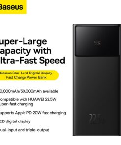 Alternative view of Pin sạc dự phòng BASEUS 20W PD 20000mah / 30000mah hỗ trợ sạc nhanh 22.5w SCP