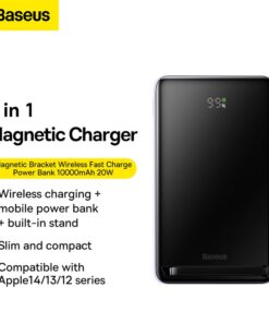 Alternative view of Sạc Dự Phòng Không Dây Baseus10000mAh 20W Có Nam Châm Cho Iphone
