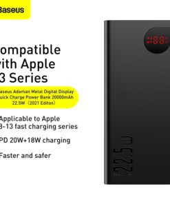 Alternative view of Pin Sạc Dự Phòng Baseus 10000mah Cổng Usb 4.0 Tốc Độ Cao Cho Iphone Samsung