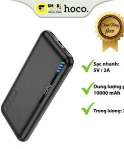Trang chủ 109 Pin Sạc Dự Phòng Hoco J82 10000mAh, Chất Liệu Nhựa ABS, Vỏ Chống Cháy PC, Nhỏ Gọn, An Toàn Khi Sử Dụng.