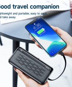 Alternative view of Pin Sạc Dự Phòng HOCO J90A 100% Chính Hãng 10000mAh PD 20W 12 13 Pro Max 14 Plus. Sạc Nhanh 20W ,Đầu Iphone và Type-C