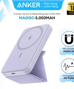 Trang chủ 10 Pin Sạc Dự Phòng Anker 622 MagGO 5000 mAh 1 Cổng USB-C - A1611